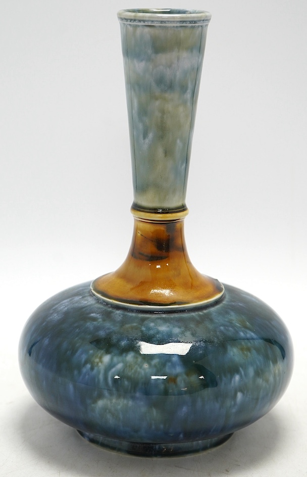 Maud Bowden, a Doulton Lambeth bottle vase, 24cm. Condition - good